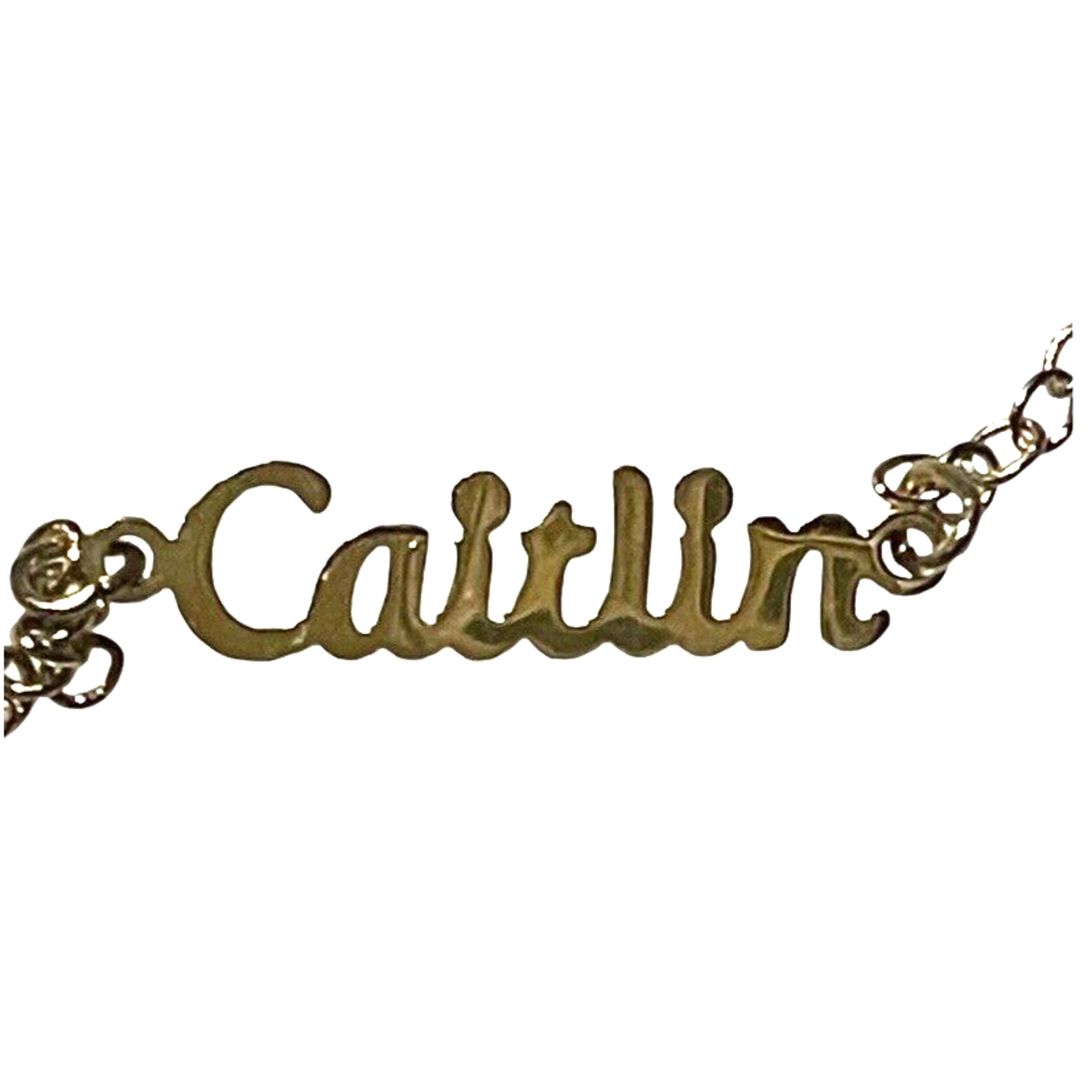 Marina De Buchi Lumiela Caitlin Luxe Personalized Name Dainty Necklace Msrp $75